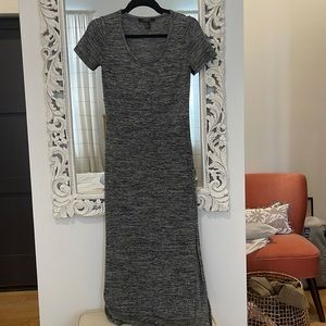 Forever 21 short sleeve Knit Maxi dress, form fitting